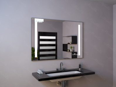 Зеркало со встроенными световыми полосами Lora Extra