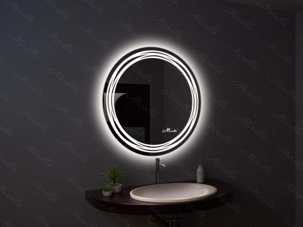 Круглое зеркало с подсветкой Arena