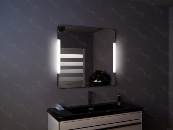 Зеркало Bravus со встроенной по бокам подсветкой