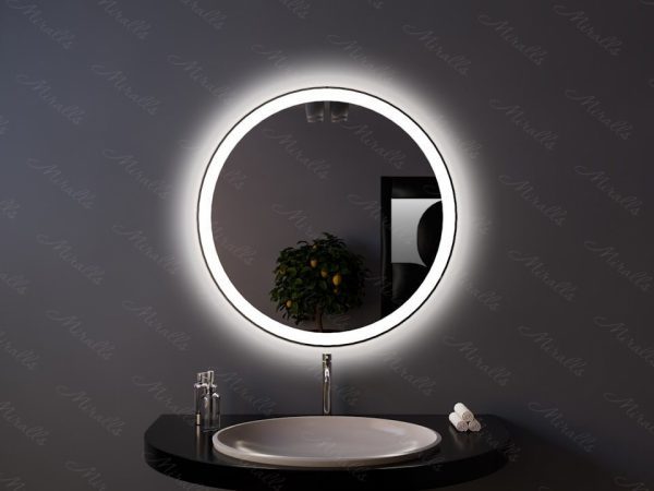 Зеркало в ванную комнату с подсветкой Ring