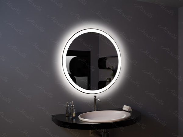 Зеркало в ванную комнату с подсветкой Ring
