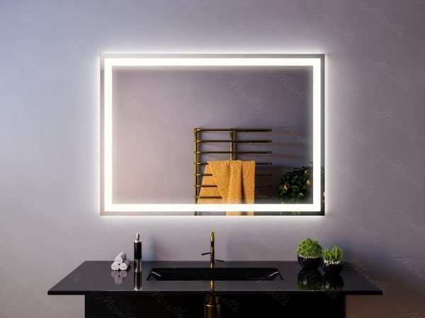 Зеркало в ванную с диодной подсветкой Edging