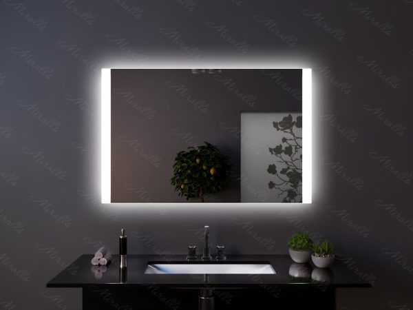 Зеркало в ванную с подсветкой по сторонам Adele