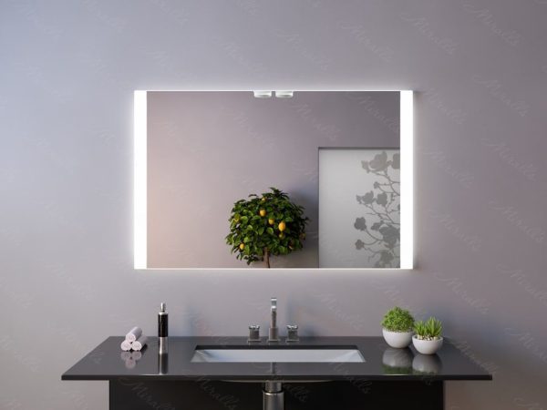 Зеркало в ванную с подсветкой по сторонам Adele