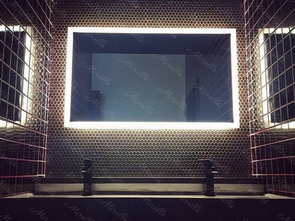 Зеркало Murano в санузле частной квартиры (ЖК Only)