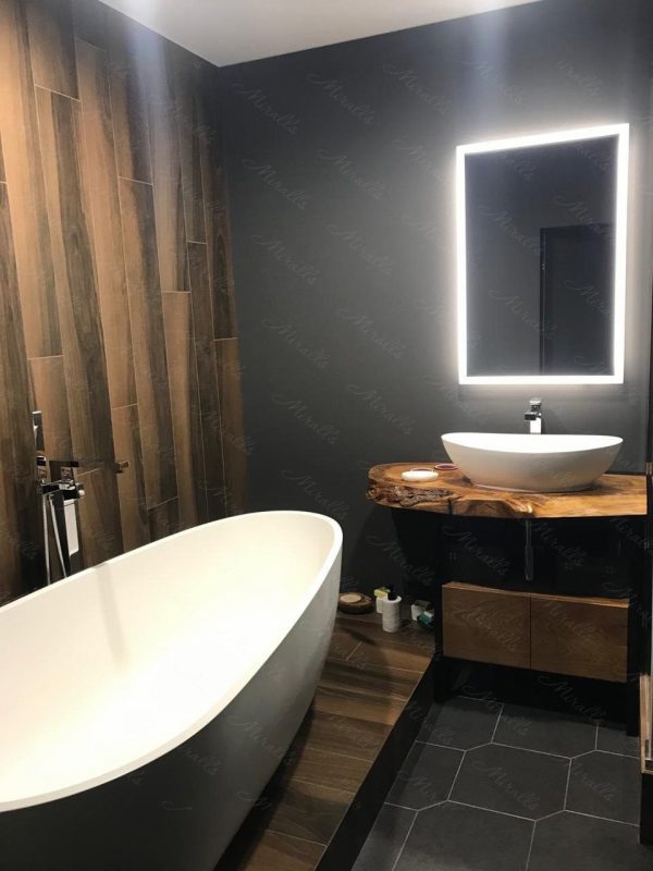 Зеркало Murano в роскошной ванной комнате (Савеловский Сити)