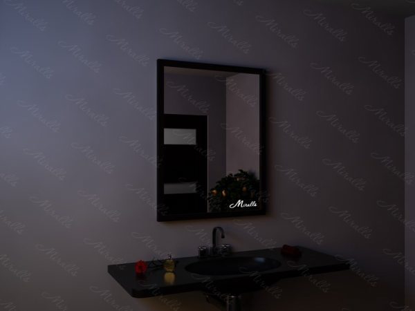 Зеркало без подсветки в деревянной раме Franco