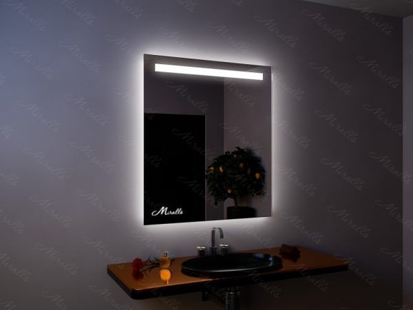 Зеркало с подсветкой в стиле лофт Norma