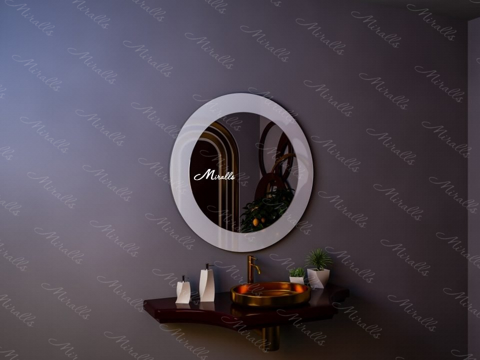 Комбинированное круглое зеркало Halo