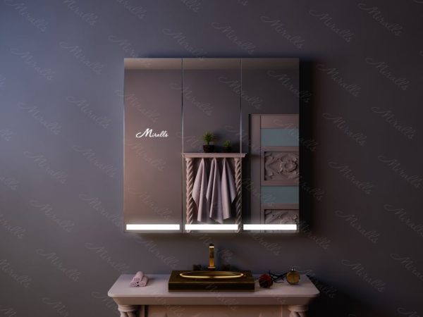 Зеркальный шкаф с подсветкой Troya