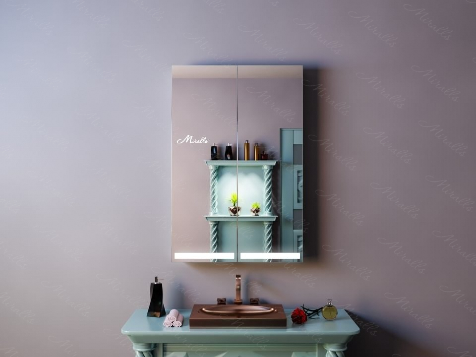 Зеркальный шкаф с подсветкой Duo