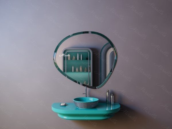 Асимметричное зеркало без подсветки Neptune
