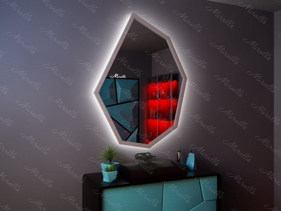 Зеркало с интерьерной подсветкой Agat Extra