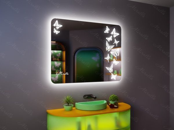 Зеркало с подсветкой в эко-стиле Dream
