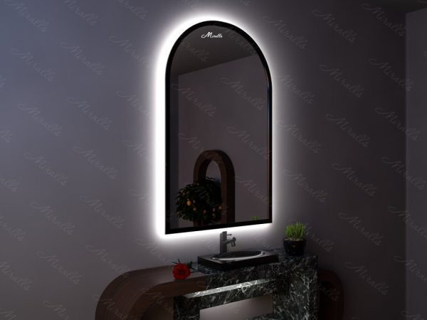 Арочное зеркало с подсветкой Dorian Extra
