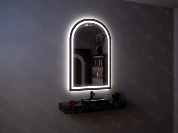 Арочное зеркало с подсветкой Dorian Plus