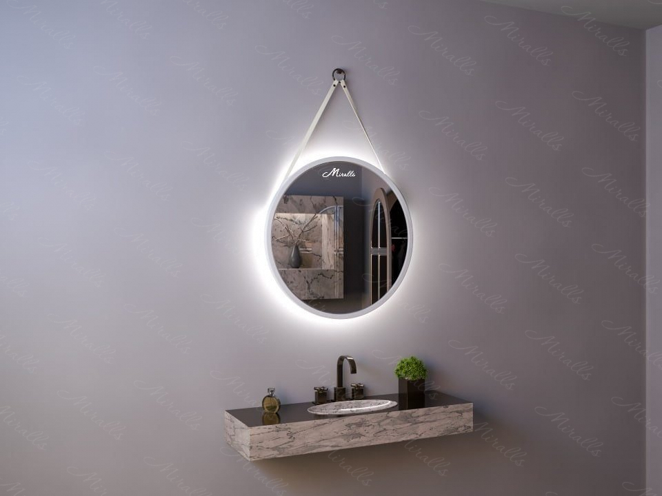 Зеркало с подсветкой на ремне Estetica Extra