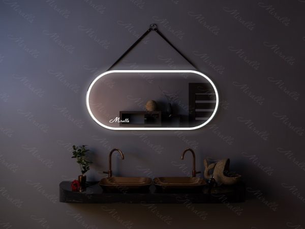 Эксклюзивное зеркало с подсветкой и ремнём Glen Plus