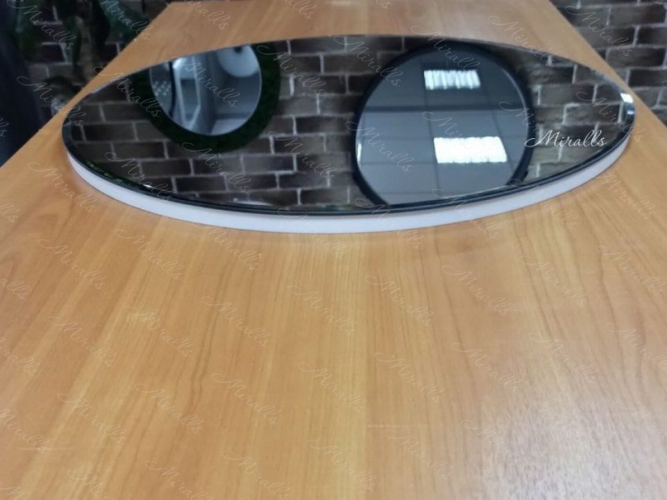 Круглое зеркало с фацетом Portal