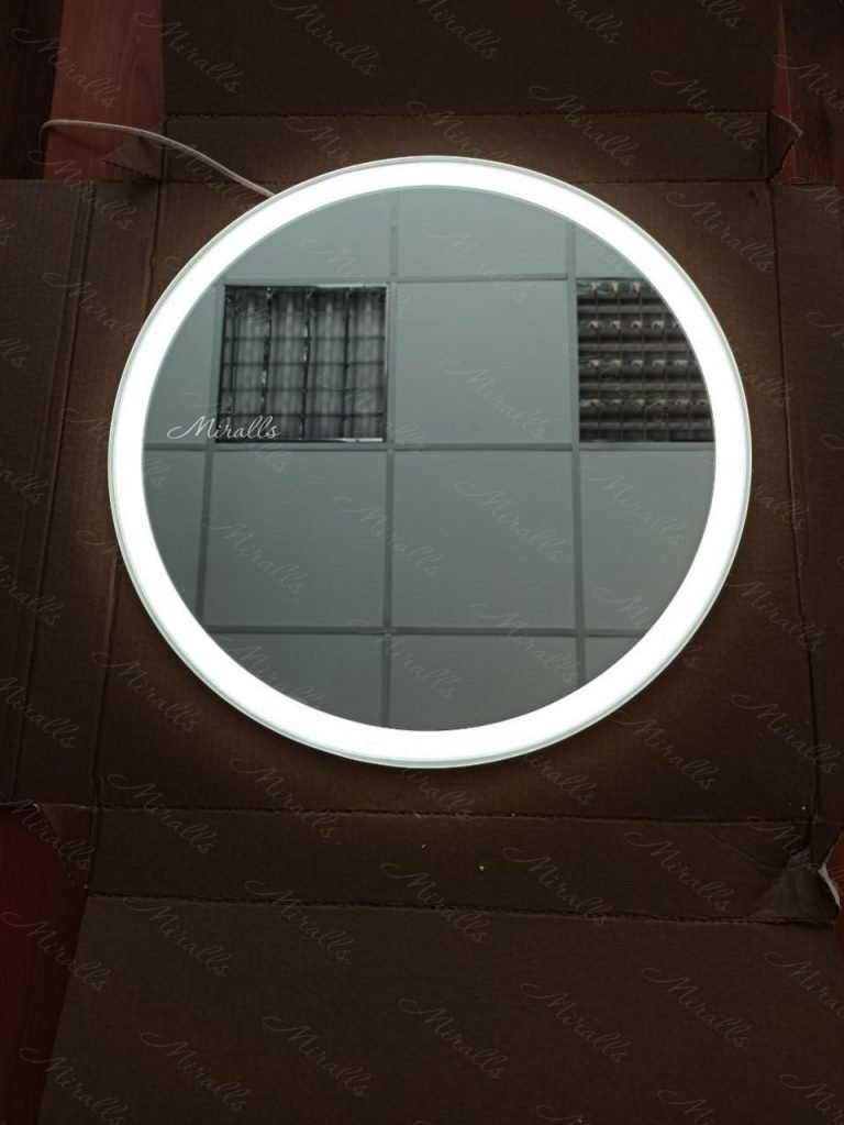 круглое зеркало с фронтальной подсветкой Disk