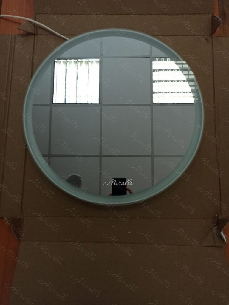 круглое зеркало с фронтальной подсветкой Disk