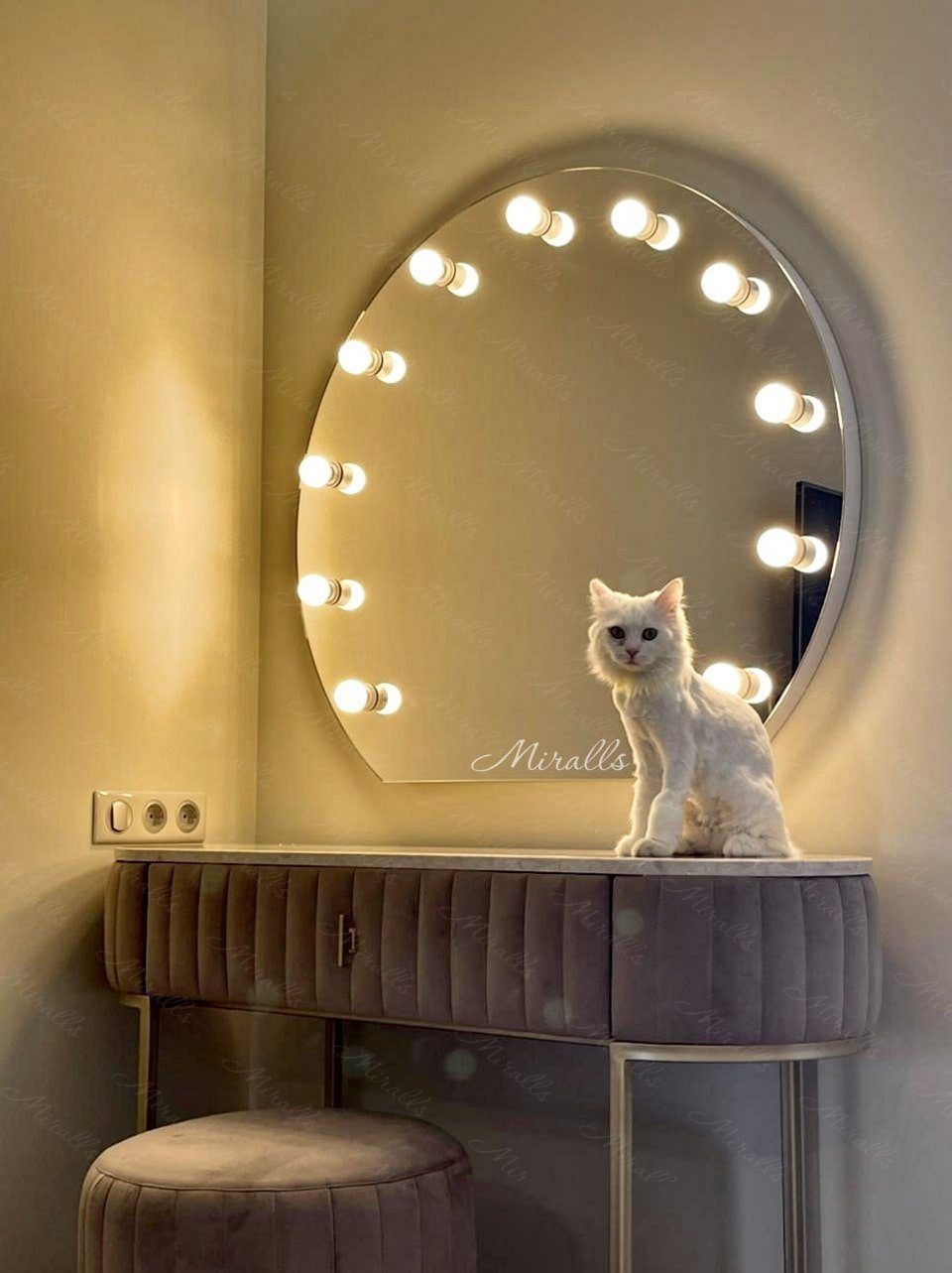 котик и гримерное зеркало Diva