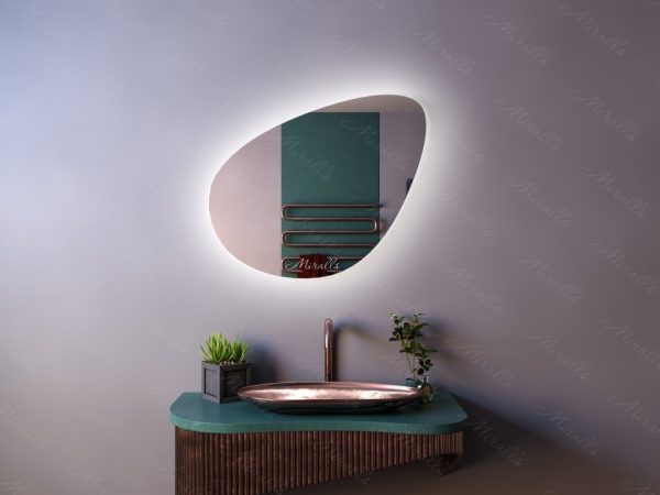 фигурное зеркало Renata Extra с интерьерной подсветкой