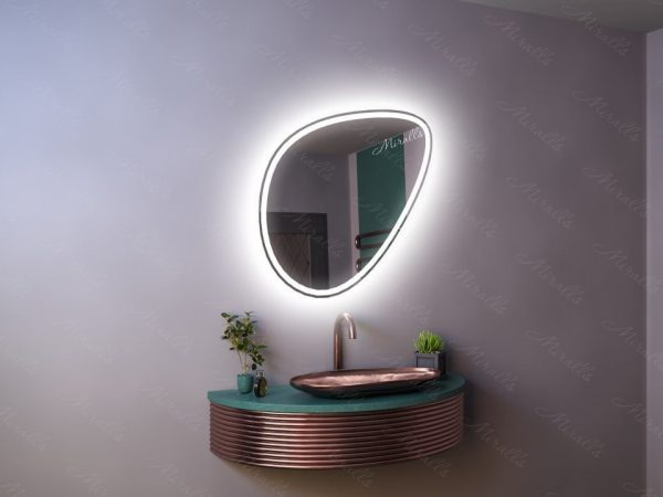 Красивое зеркало с интерьерной и фронтальной подсветкой Dana Plus