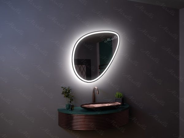 Красивое зеркало с интерьерной и фронтальной подсветкой Dana Plus
