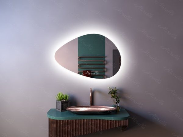 зеркало фигурной формы Megan Extra с интерьерной подсветкой