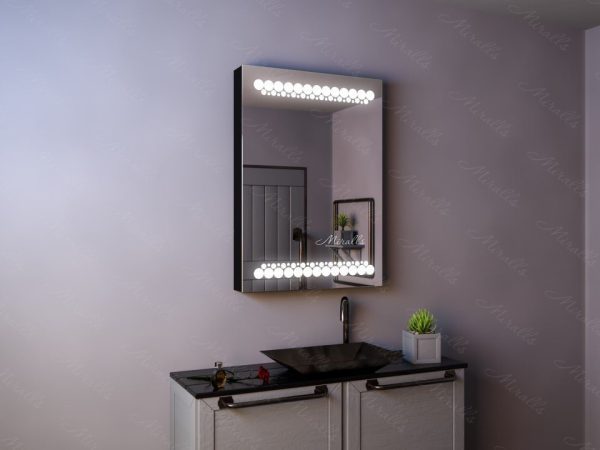 зеркальный шкаф в ванную комнату Malard с подсветкой