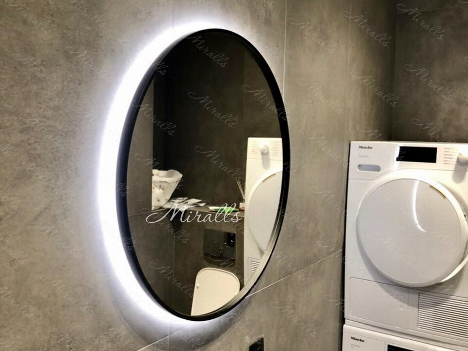 Круглое зеркало в ванне Oasis Extra