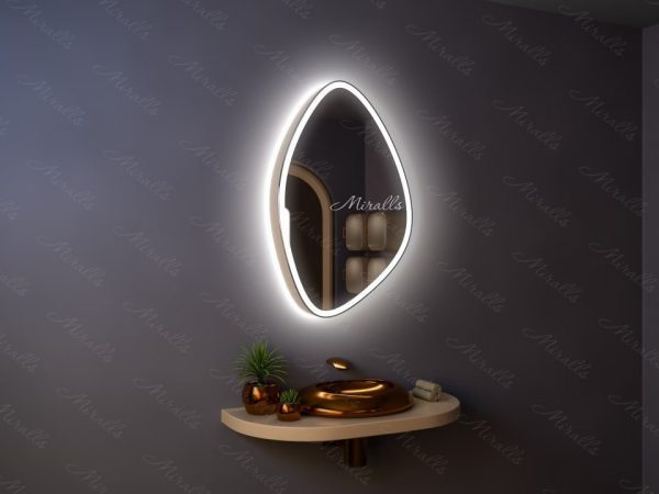 Зеркальный шкаф в ванную с подсветкой Object Plus