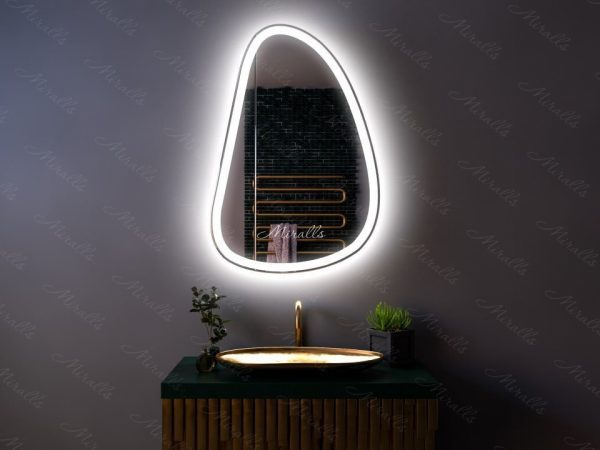 Зеркальный шкаф для ванной с подсветкой Alvaro Plus