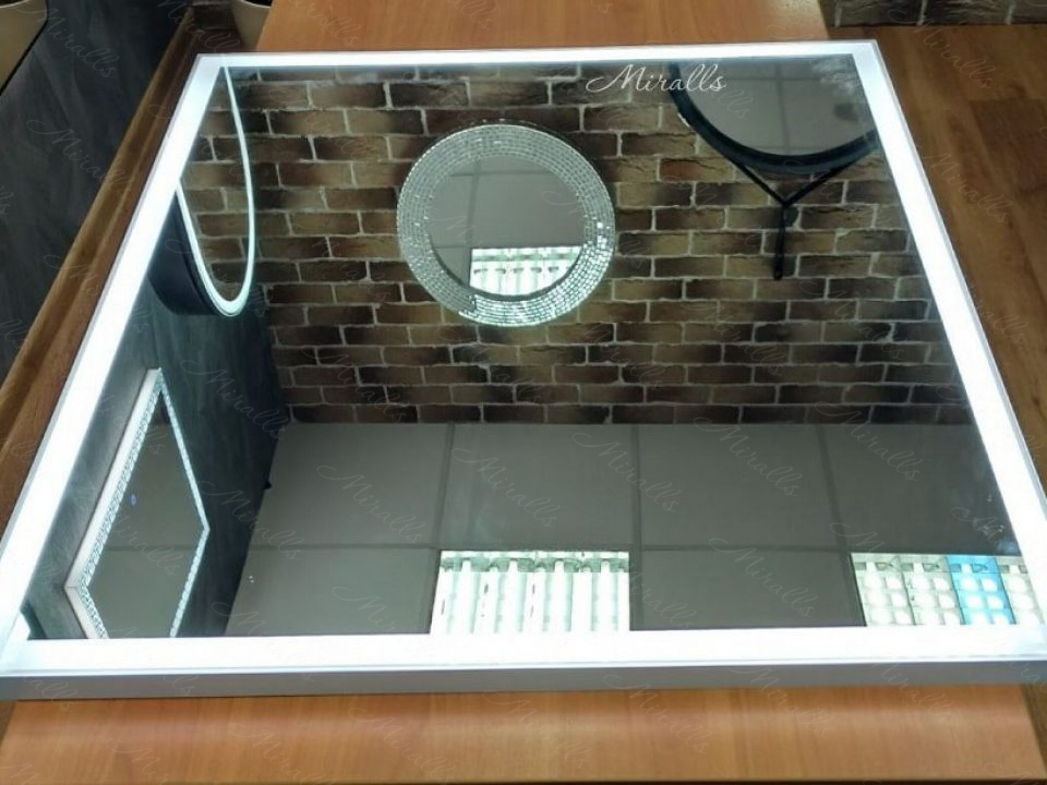 Прямоугольное зеркало с фронтальной подсветкой Sella