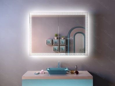 Зеркальный шкаф для ванной с подсветкой Romano