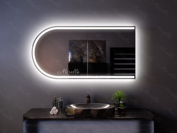 Зеркальный шкаф в ванную с подсветкой Tristan Plus