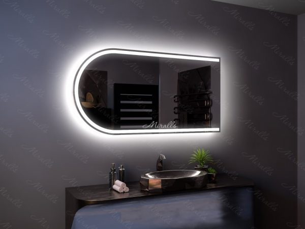 Зеркальный шкаф в ванную с подсветкой Tristan Plus