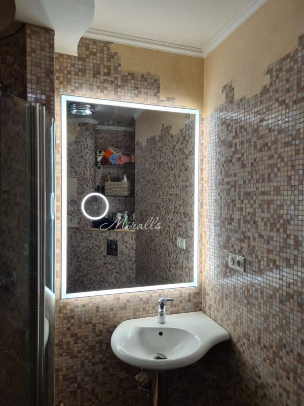 Зеркало Murano Extra с интерьерной и фронтальной подсветкой
