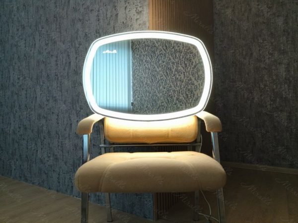 Овальное зеркало с подсветкой Blur