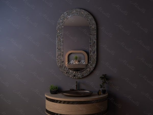 Дизайнерское зеркало без подсветки Persey