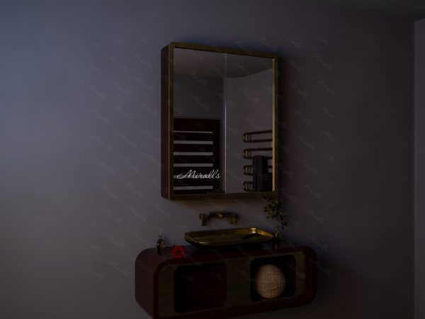 Зеркальный шкаф в ванную комнату Benito