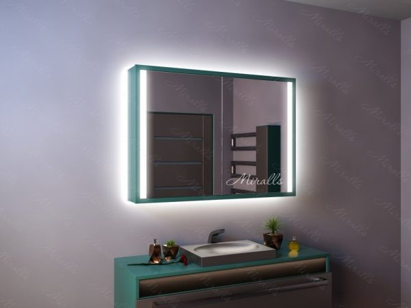 Зеркальный шкаф в ванную комнату Berber