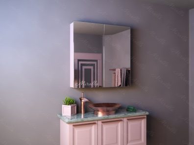 Зеркальный шкаф в ванную комнату Garlem