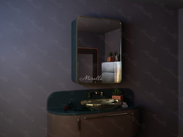 Зеркальный шкаф в ванную комнату Nikoletto
