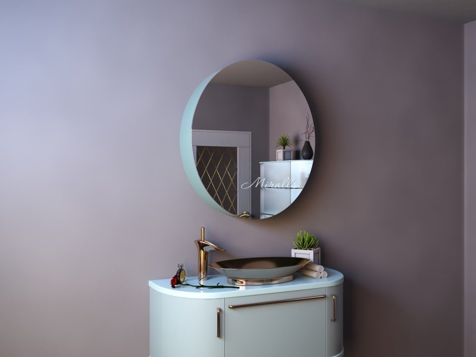 Зеркальный шкаф в ванную комнату Rosali