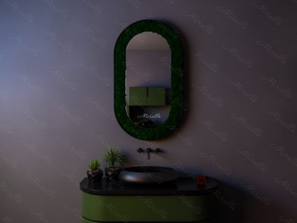 Эко-зеркало с декоративным мхом Arezzo