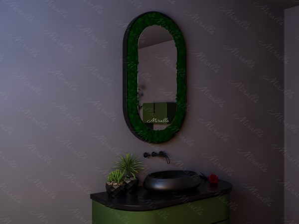 Эко-зеркало с декоративным мхом Arezzo
