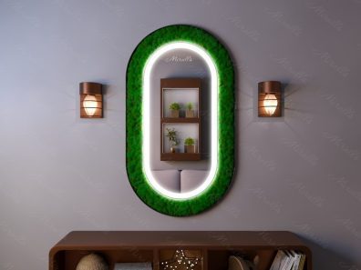 Эко-зеркало с подсветкой и мхом Arezzo Plus