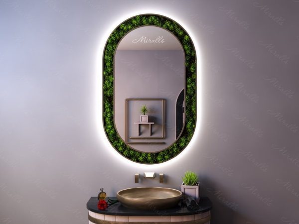 Капсульное эко-зеркало с подсветкой Shell Extra